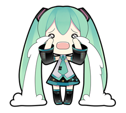 可爱动漫萌初音头像