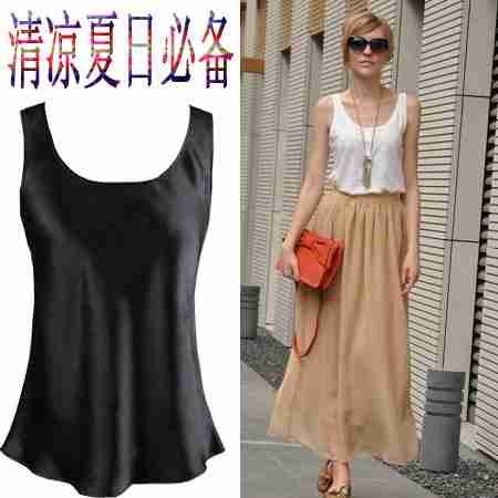 手绘印花真丝衬衫