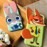 疯狂动物城狐狸尼克iphonesplus硅胶手机壳