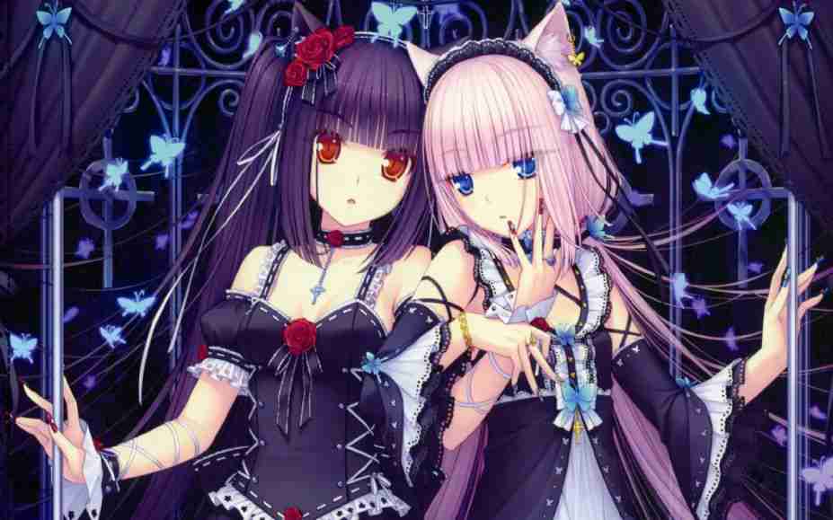 求多张一对高清姐妹动漫头像