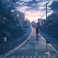 唯美意境插画微信头像