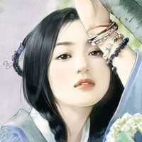 手绘美女头像_个性头像