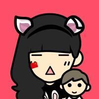 张脸萌情侣头