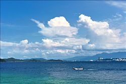 唯美阳光海滩风景头像
