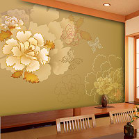 大型壁画欧式高清风景城堡门装饰墙纸客厅电视墙