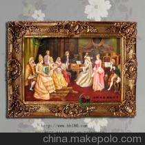 手工壁画复古风格欧式画花卉