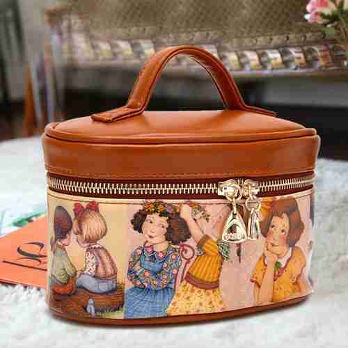 pu圆筒包小清新森系必备学院风手提