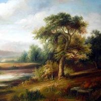 年山水画微信头像_山水画头像图片