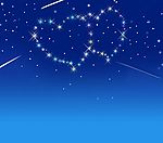 微信头像星空图片love爱心象征爱情的星空头像