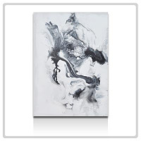 手绘抽象画装饰画