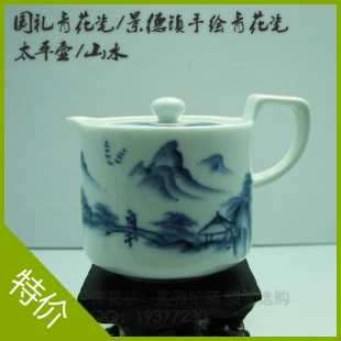 限时特价㊣景德镇手绘青花瓷茶壶陶瓷茶具高档玉瓷