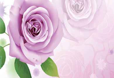 玫瑰花梦幻花朵花卉电视沙发客厅瓷砖背景墙