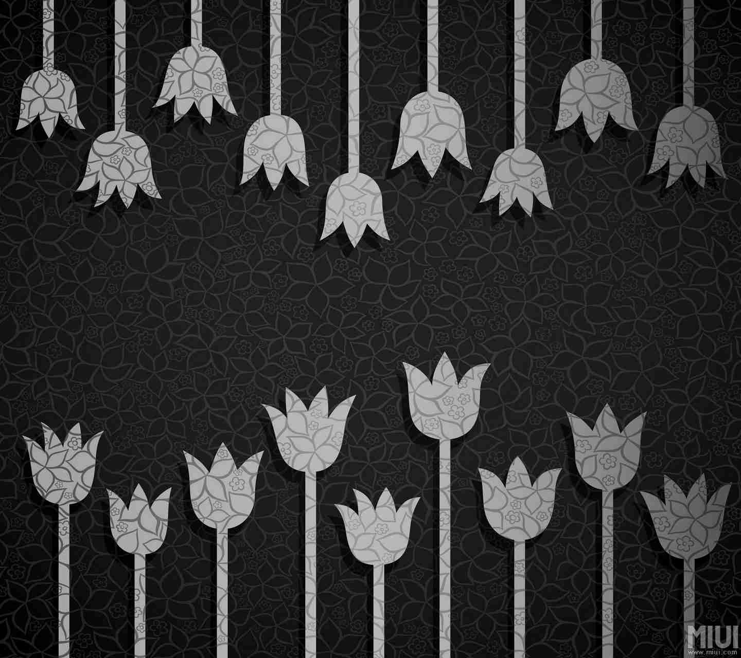 花纹花卉矢量图__背景底纹