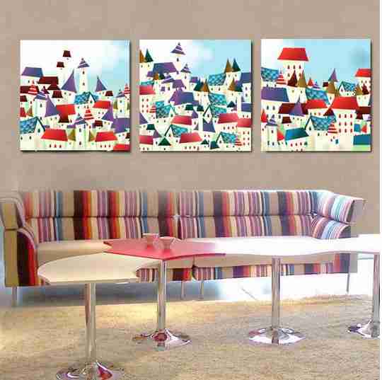 现代花卉装饰画