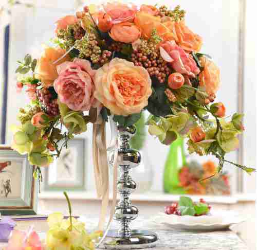 仿真花卉客厅落地