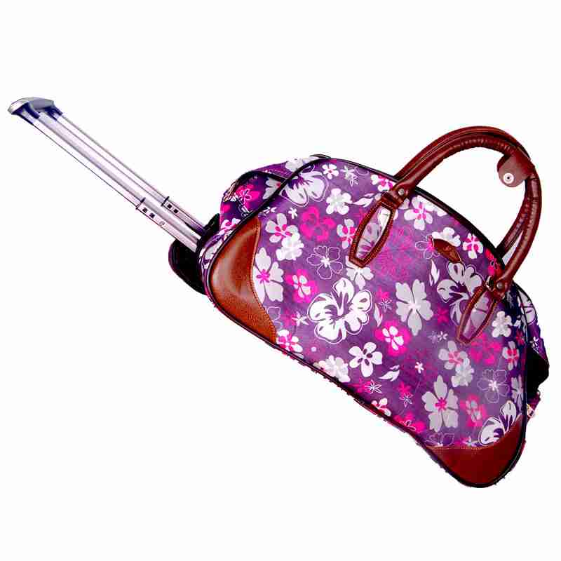 乔治老人正品花卉拉杆包女旅行包行李包拉杆箱登机包