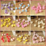 diy手工花朵花环pe玫瑰花朵抓拍照道具
