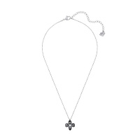 十字花朵bunch水晶项链