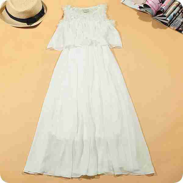 多图蕾丝花朵长裙怎么样