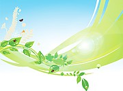 绿色植物动感图