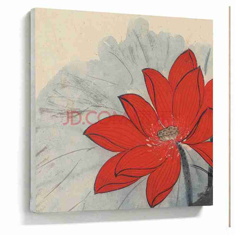 瑜伽装饰画荷花系列