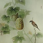 品欣赏博古荷花