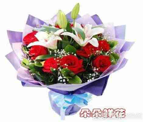 鹊桥鲜花速递红玫瑰鲜花速递送朋友生日节日礼物情人
