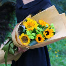 枝向日葵花束鲜花速递礼品