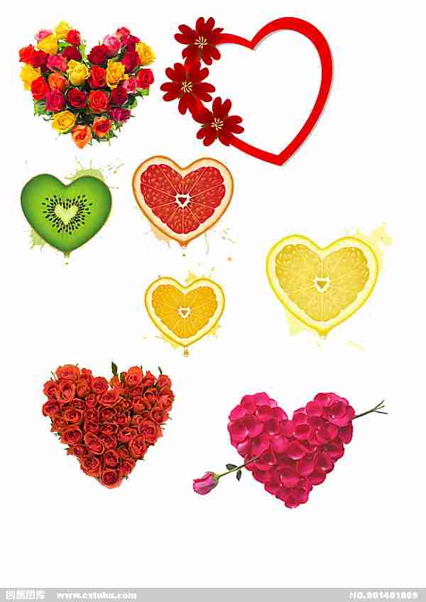 鲜花心形免费下载