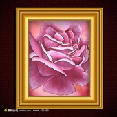 鲜花盛开油画装饰设计