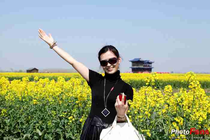 鲜花美女甲天下