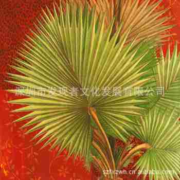 艺术画抽象画简约现代植物装饰画