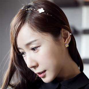 淑女范儿四叶草发卡头箍发箍