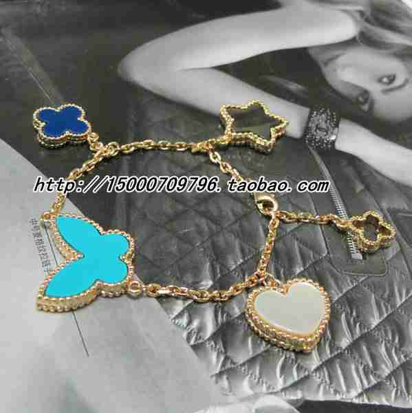 四叶草蝴蝶爱心系列简约