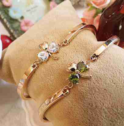 四叶草三叶草手镯