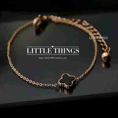 四叶草k玫瑰金彩金