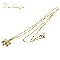 四色四叶草珍珠项