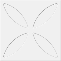 供应安装四叶草立体造型铝扣板