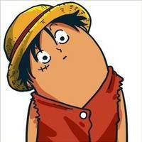 一对的歪脖卡通头像