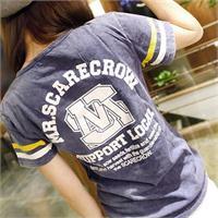 歪脖子印花情侣