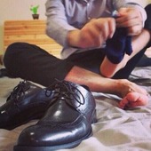 可爱歪脖子情侣