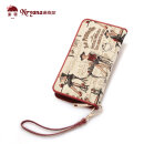 陌陌momoln七彩织锦系列女士多卡位大容量长