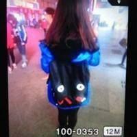 个性头像女生蓝色头发