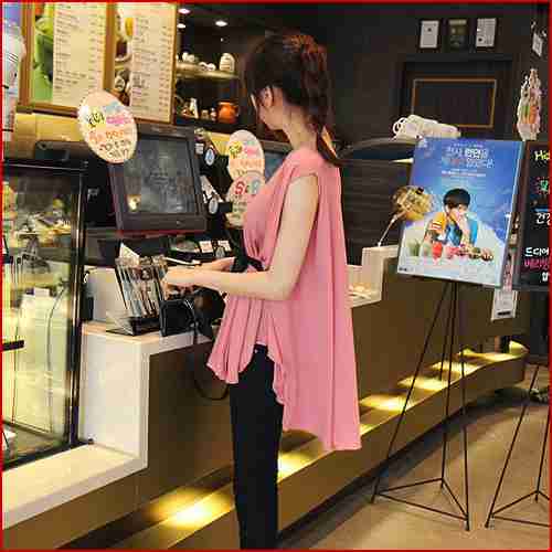 唯美碎花短袖拼接群