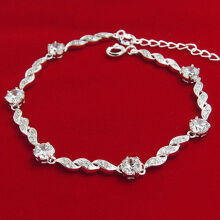 pt铂金群镶唯美手链