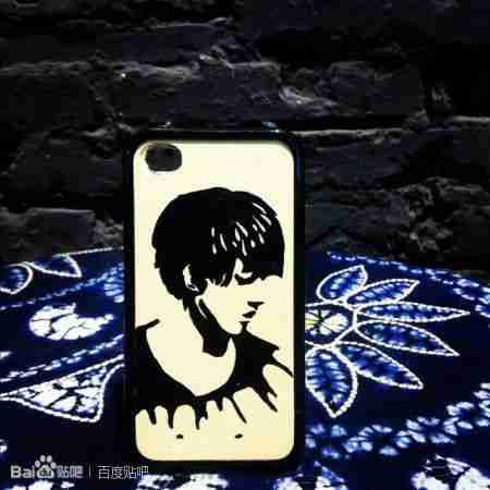 个性定制iphone手机壳diy纯手绘手机套苹果壳