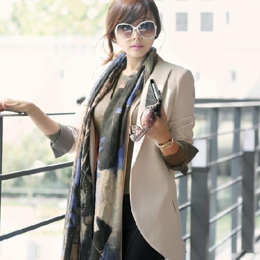 个性优雅气质前燕尾拼