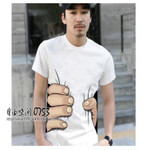 个性搞怪大手圆领