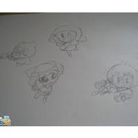 铅笔素描伤感头像