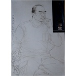 徐默白描人物课稿中国美术学院国画系教学课稿